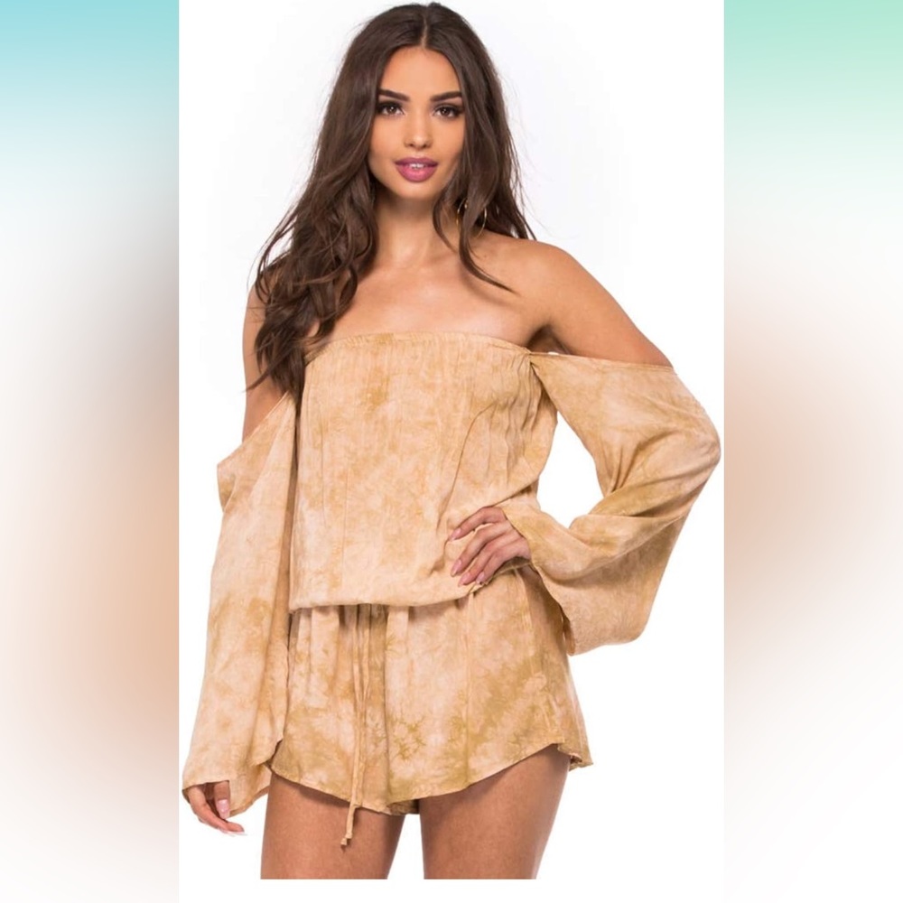 Blue Life Life’s A Beach Tie Dye Romper